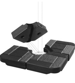 FRUITEAM 4Pcs Patio Umbrella Base Heavy Duty, 190lb Capacity