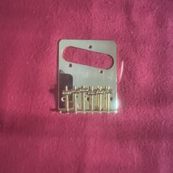 Gold Telecaster Bridge “ NEW “