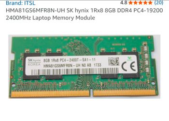 8 Gb Ddr4 laptop ram