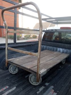 Vintage industrial cart