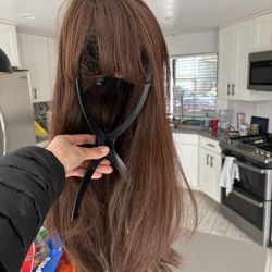 Korean Wig Pink Age Synthetic Wig