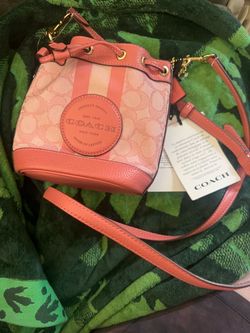 Coach mini Dempsey bucket bag