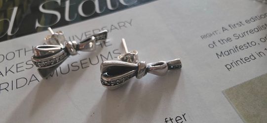 Pandora Bow Earrings