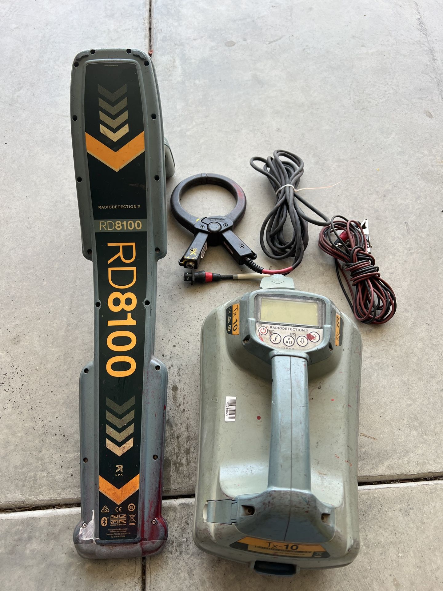 RadioDetection RD8100 Pipe Scanner Pipe Locator Radio Detection RD 8100