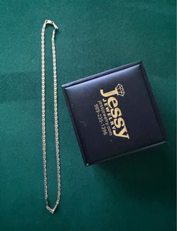 14K Three-Tone Gold Chain – 20” / Cadena de Oro 14K – 20”