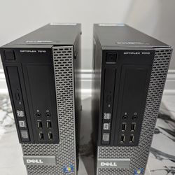 Two Dell OptiPlex 7010 Desktops