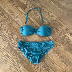 Size 6 Bleu Rod Beattie Teal Bikini Swimsuit