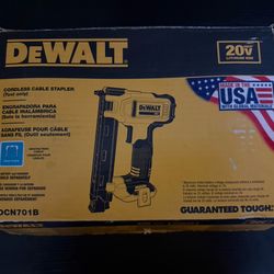 DEWALT DCN701B 20V MAX Cordless Cable Stapler (Tool Only) New Open Box