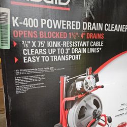 Ridgid 75' Drain Cleaner