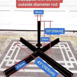 29" terrace umbrella base (with matching cover)