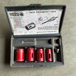 Matco Hole Saw Kit 4 Pc 