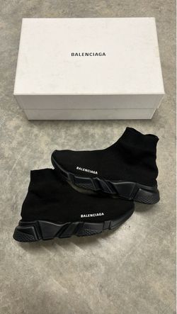 Size 40EU(7-8M)-Balenciaga Speed Trainer ‘Black’