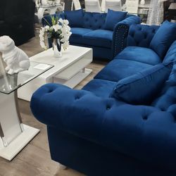 2pc Living Set Sofa And Loveseat 