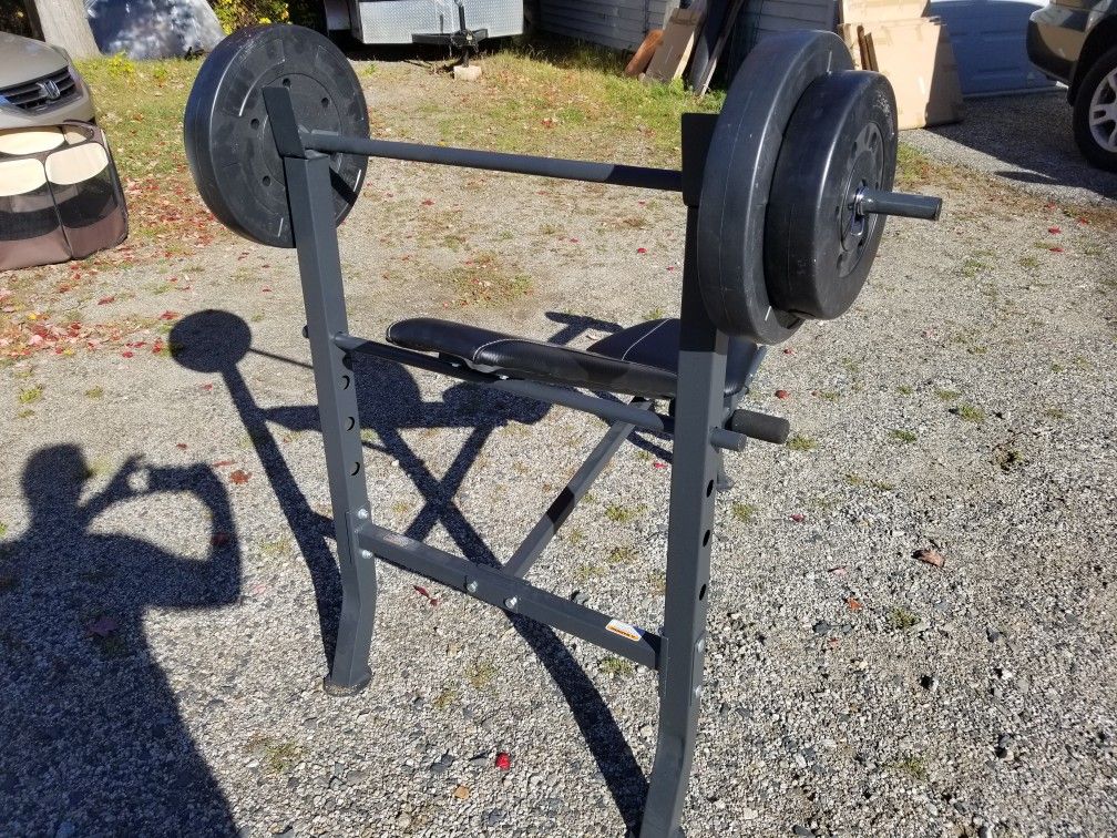 Bench press w / weights