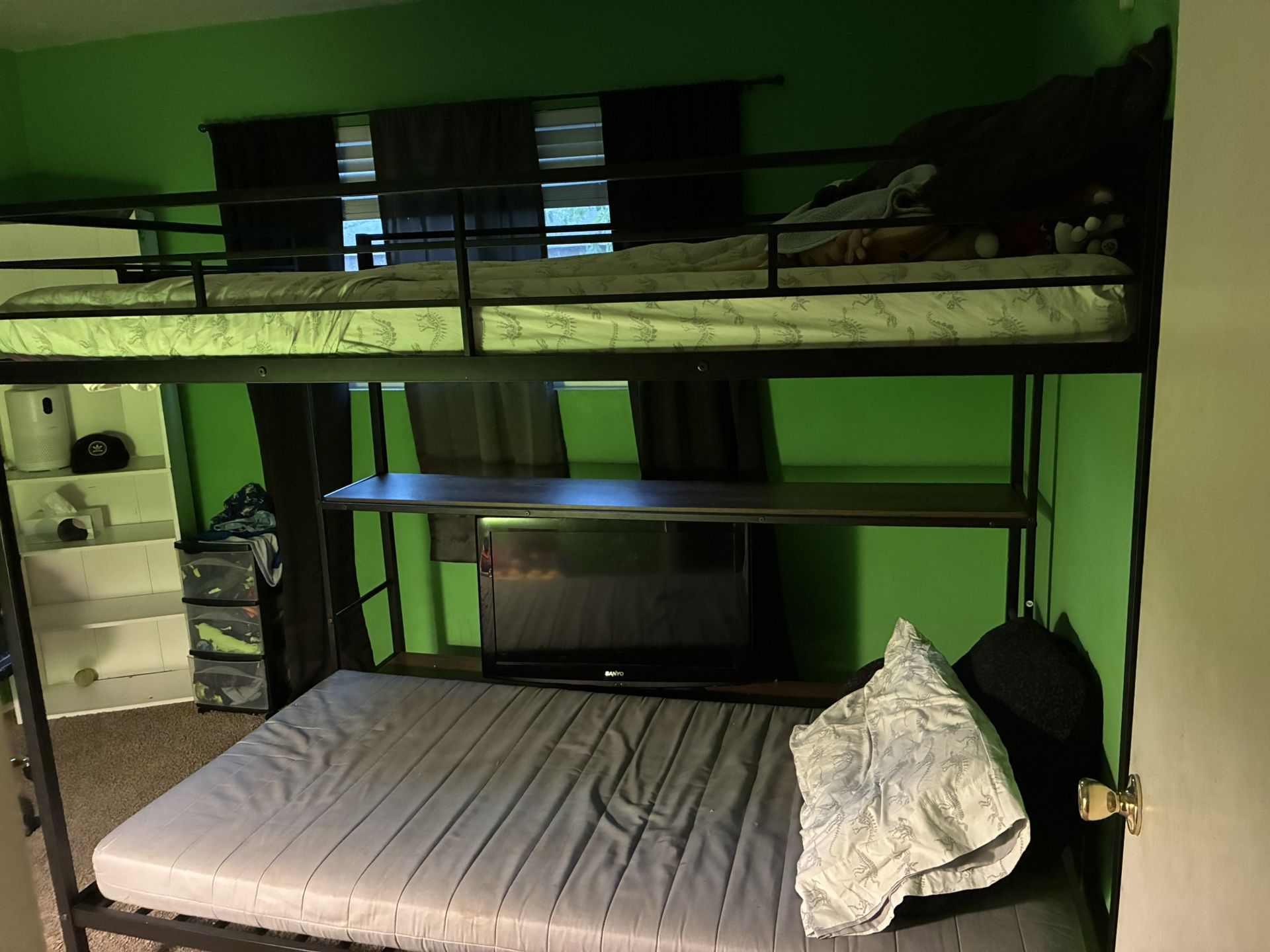 Bunk Beds Full On Top Twin On Bottom Frame Only!!!
