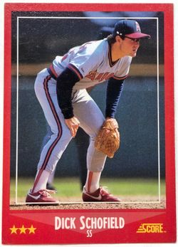 1988 Dick Schofield Score Baseball Card #  22