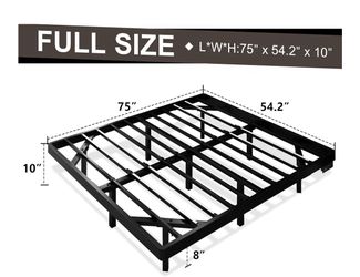 8” Full Size Platform Bed Frame 