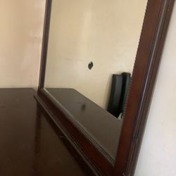 dresser and mirror 