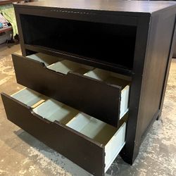 Baby Crib, Mattress, and Dresser 