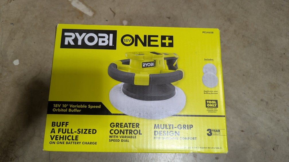 Ryobi 10" orbital Buffer 18V