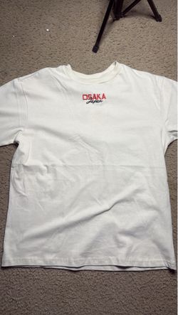Osaka Japan Embroidered White T-Shirt
