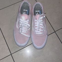 Pink Vans Tennis Shoes