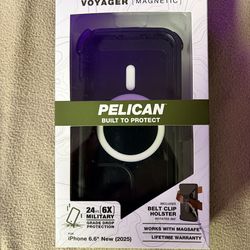 iPhone 16 Pelican Voyager Case with Bekt Clip