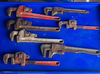 Vintage Pipe Wrenchs  Ridgid Craftsman Ford