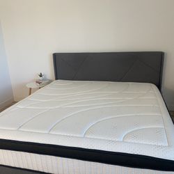 Nice King Mattress And Bed Frame 
