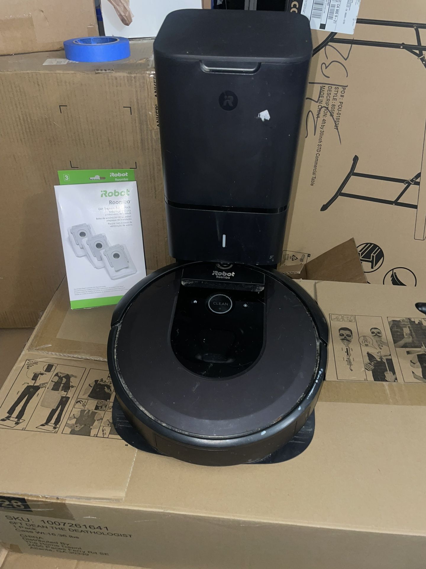 iRobot - Roomba i7 Wi-Fi Connected Robot Vacuum With 3 Pack Of Bags