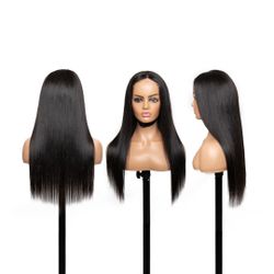 100% Brazilian Human Hair 13x 4 HD Frontal Lace Wig 12 Inch