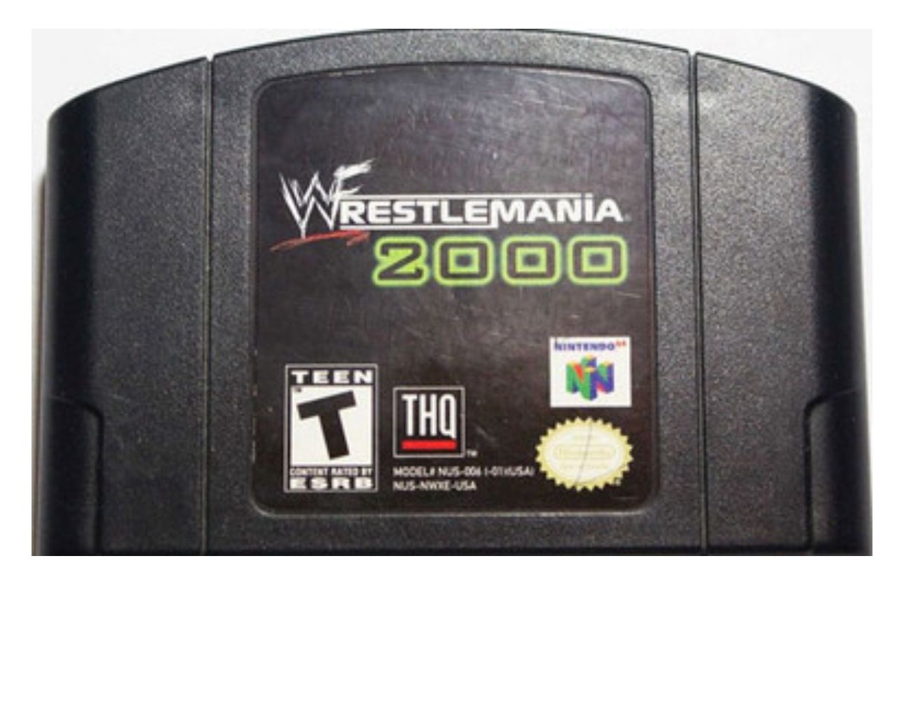 WRESTLEMANIA 2000 - N64 GAME Original Nintendo 64 game cartridge only.