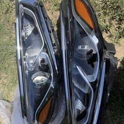 headlight assembly for a 2015-2017 Hyundai Sonata.
