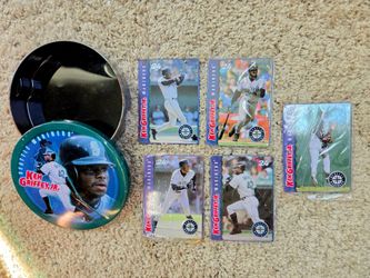 1998 Ken griffey jr MLB Metalic Metal Card set