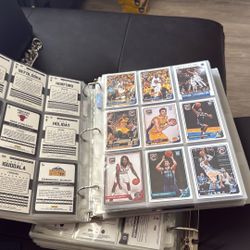 Basketball Lot Of Cards Binder