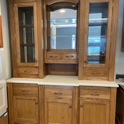 Custom Built Hickory Hutch