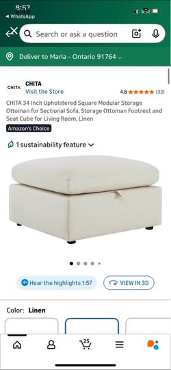 New Sofa with storage