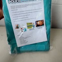 Purrfect Pouch County Cat Carrier & Grooming Sack in One !NEW