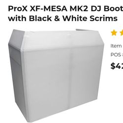 DJ Booth Facade  With Lighting Truss