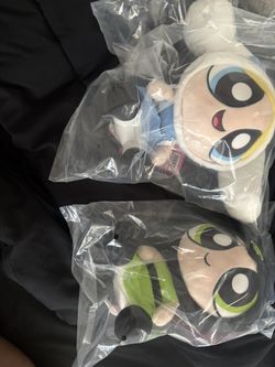 Cinnamon Roll And Kuromi Power Puff Girls Plush