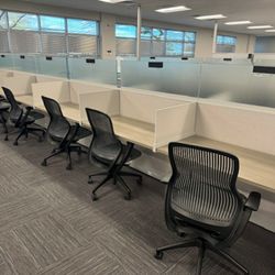Used Office Cubicles With Glass