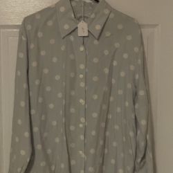 Dressy Long Sleeves Tops Sizes L $4.00 Each 