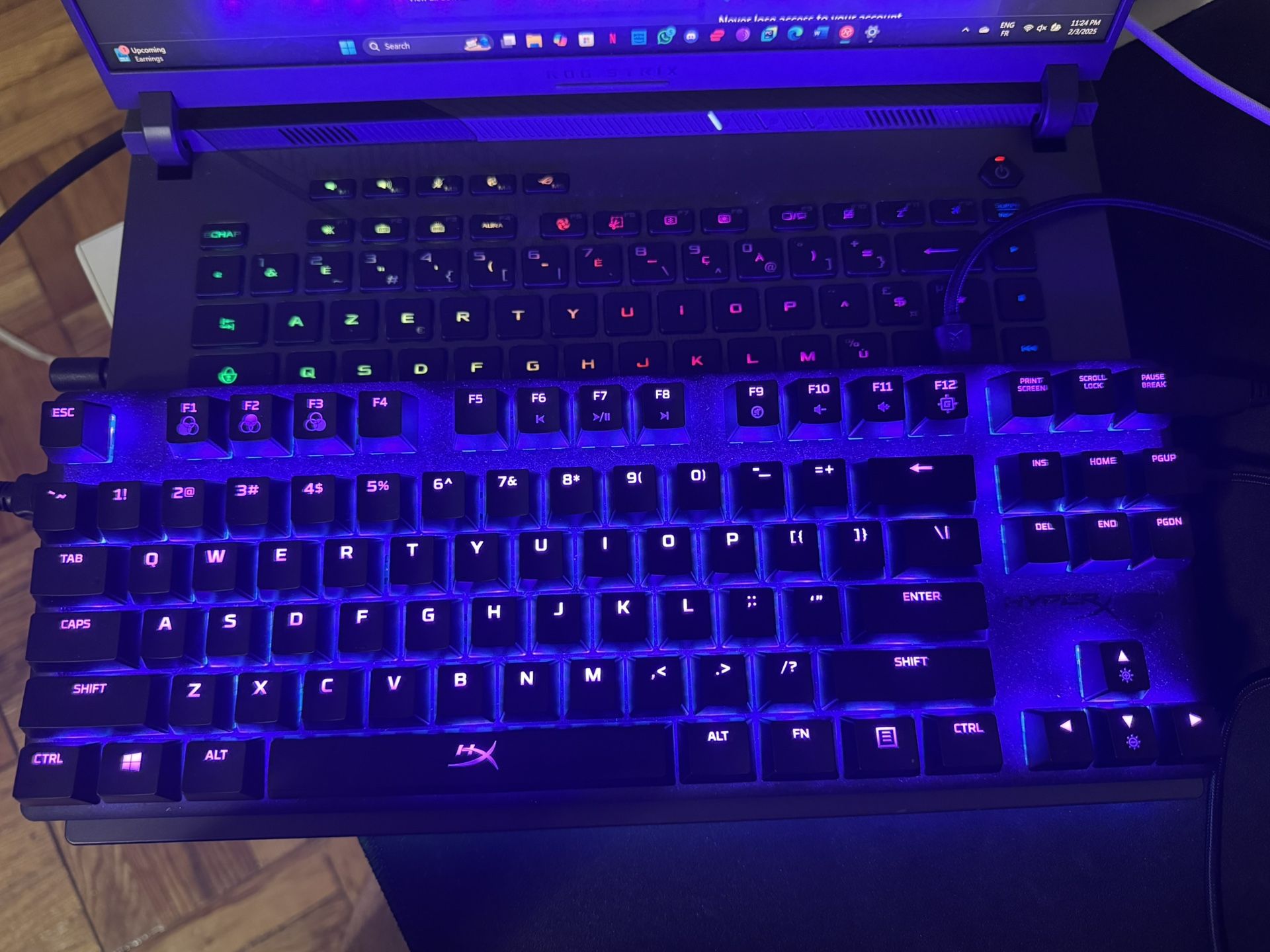 HyperX Alloy Origins Core TKL Wired Mechanical Tactile Aqua Switch Gaming Keyboard with RGB Lighting