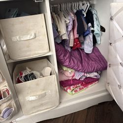 American Doll With Closet And Accessories 