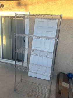 5-Tier Metal Wire Shelving Unit