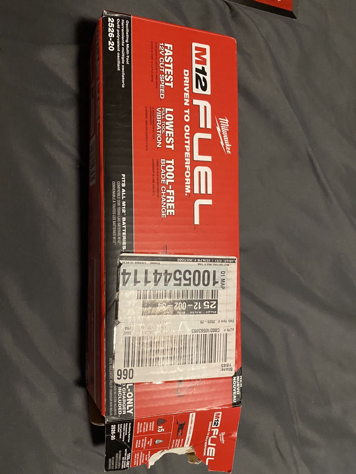 Milwaukee Oscillating Tool And Pack out Box Brand New