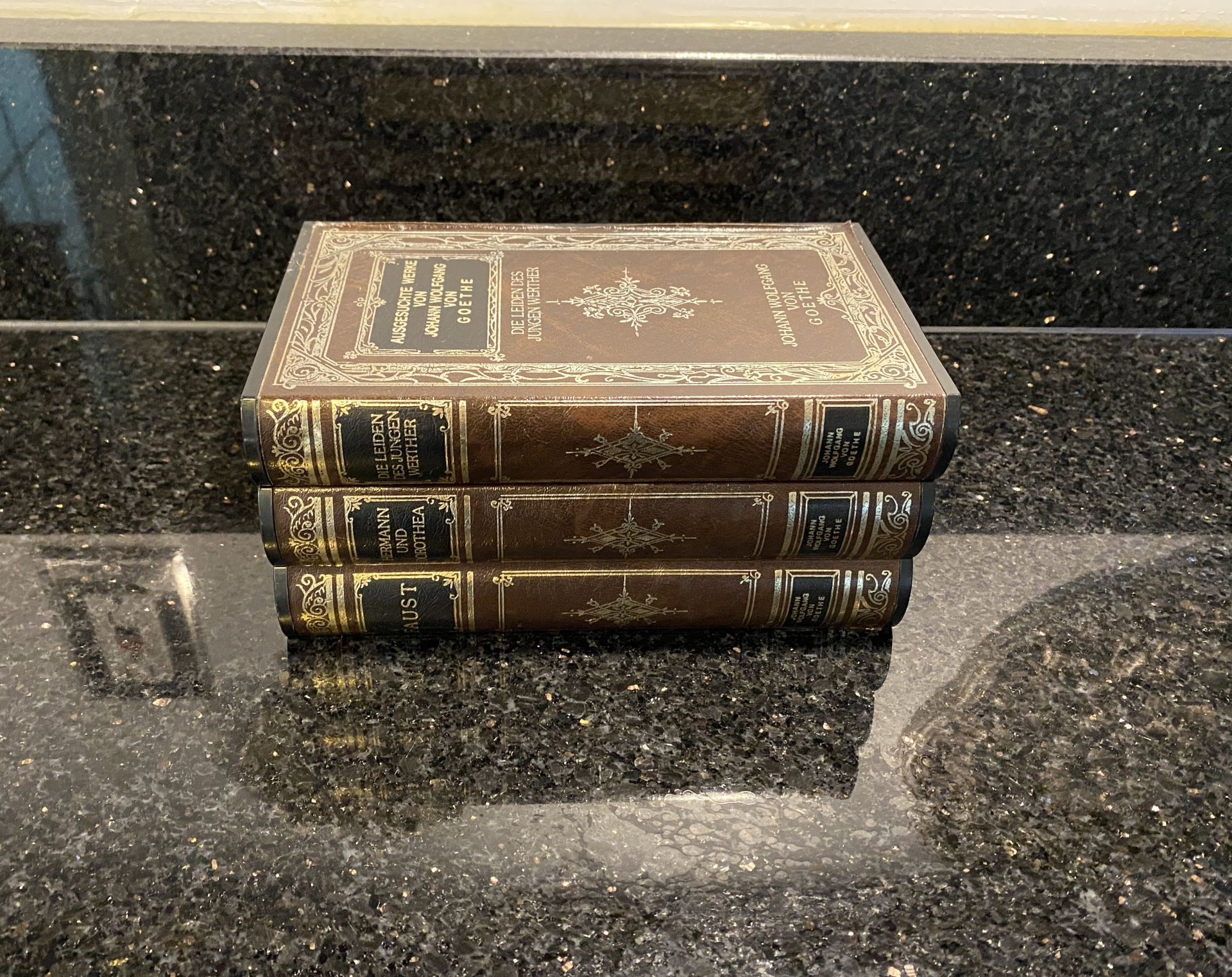 Vintage 1970s 3-Volume Book Shaped Cigarette Storage Box & Music Box & Lighter