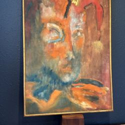 Oil Painting Original mid century