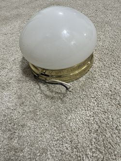 Mushroom. Flush Mount Light Fixture