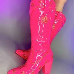 Hot Pink Cowboy Boots 